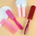 thumbnail image 3 of Barrels Brush Set for Blow Drying,Detangler Brush Round Hair Brush,Hair Roller Vented Hair Brush Curly Hair Styling Set, 3 of 9