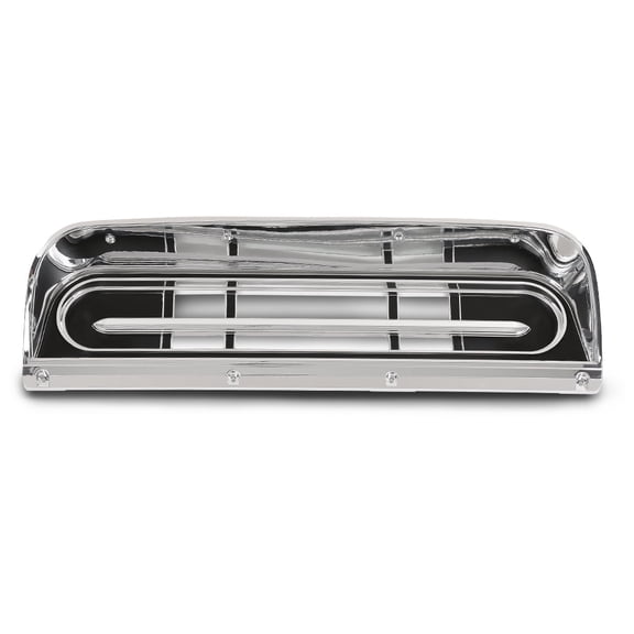 PIT66 Dash Bezel Chrome Silver & Black Fit for Ford F100 F350 Truck 1967-1972