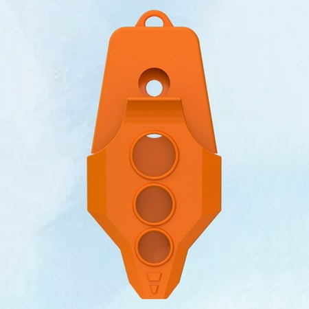 Fishing Gear Fishing Accessories Fishing Tackle Plastic Fishing Plier Bag Lure Plier Storage Box Fishing Tool Holder Orange