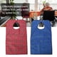 thumbnail image 5 of Baberos impermeables para adultos, lavables y reutilizables, para la hora de la comida, babero doble capa, extra largo, color azul, para hombres y mujeres Ecomeon  no, 5 of 6