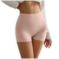 thumbnail image 2 of Leesechin Womens Legging Yoga Underlay Short Solid Color Fashion Tight Comfortable Smooth Yoga Shorts,Workout Biker Shorts, 2 of 4