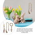 thumbnail image 4 of CIMAXIC Easter 3pcs Easter Wood Bead Tassel Rabbit Decors Bead String Home Decorations,28.35"X0.63"X0.63", 4 of 5