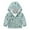 Mint Green, variant on Toddler Boys Girls Hooded Jacket Animal Camo Print Zip Up Waterproof Windbreaker Outdoor Hiking Camping Travel Jacket