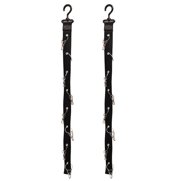 2PCS Hat Organizer Hooks For Door With No Drilling Installation In Modern Style