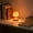 Pink-PK, variant on MMJ Night Light Table Lamp Cute Ornament LED Desk Light Battery Operated Soft Glow Reading Compact Bedside Decor Desk Accessory 4.76in
