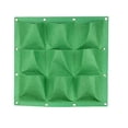thumbnail image 1 of Verticales para colgar en la pared, bolsas para plantar, al aire libre, interior, plantador de pared, contenedor de cultivo de flores vegetales 9 bolsillos Kearding HA0873-01, 1 of 6