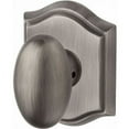 thumbnail image 5 of Baldwin Reserve HDELLTAR003 Half Dummy Ellipse Knob and Traditional Arch Rose Lifetime Brass Finish, 5 of 7