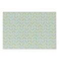 thumbnail image 1 of Yellow Chevron Cutting Board, Ikat Style Abstract Sketchy Looking Faded Zigzag Motif Tile, Decorative Tempered Glass Cutting and Serving Board, Small Size, Marigold Pale Blue White, by Ambesonne, 1 of 1