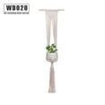 thumbnail image 2 of Injueey Colgador de macramé hecho a mano para plantas, flor/colgador de macetas para decoración de pared, patio, jardín, decoración para sala de Jardín y Patio No.20 Injueey HA001777-20, 2 of 6