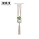 thumbnail image 1 of Yuarrent Cestas colgantes 100 hechas a mano, soporte para plantas, macramé, colgador de plantas, maceta para colgar en la pared interior, soporte para Jardín y Patio No.20 Yuarrent HA001777-20, 1 of 1