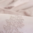 thumbnail image 4 of Chanasya Embroidered Dusty Pink Sheer Curtain 2 Panels Set - Botanical Floral Leaf Pattern Textured Drapes with Rod Pocket - for Bedroom Kitchen Window Door Patio 63 Inches Length Curtain - Rose Dust, 4 of 4
