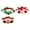 S, variant on 3Pieces Adjustable Plush Collar Pet Necklaces with Fun Pompoms Perfect for Cats and Small Dogs Christmas Party Supply