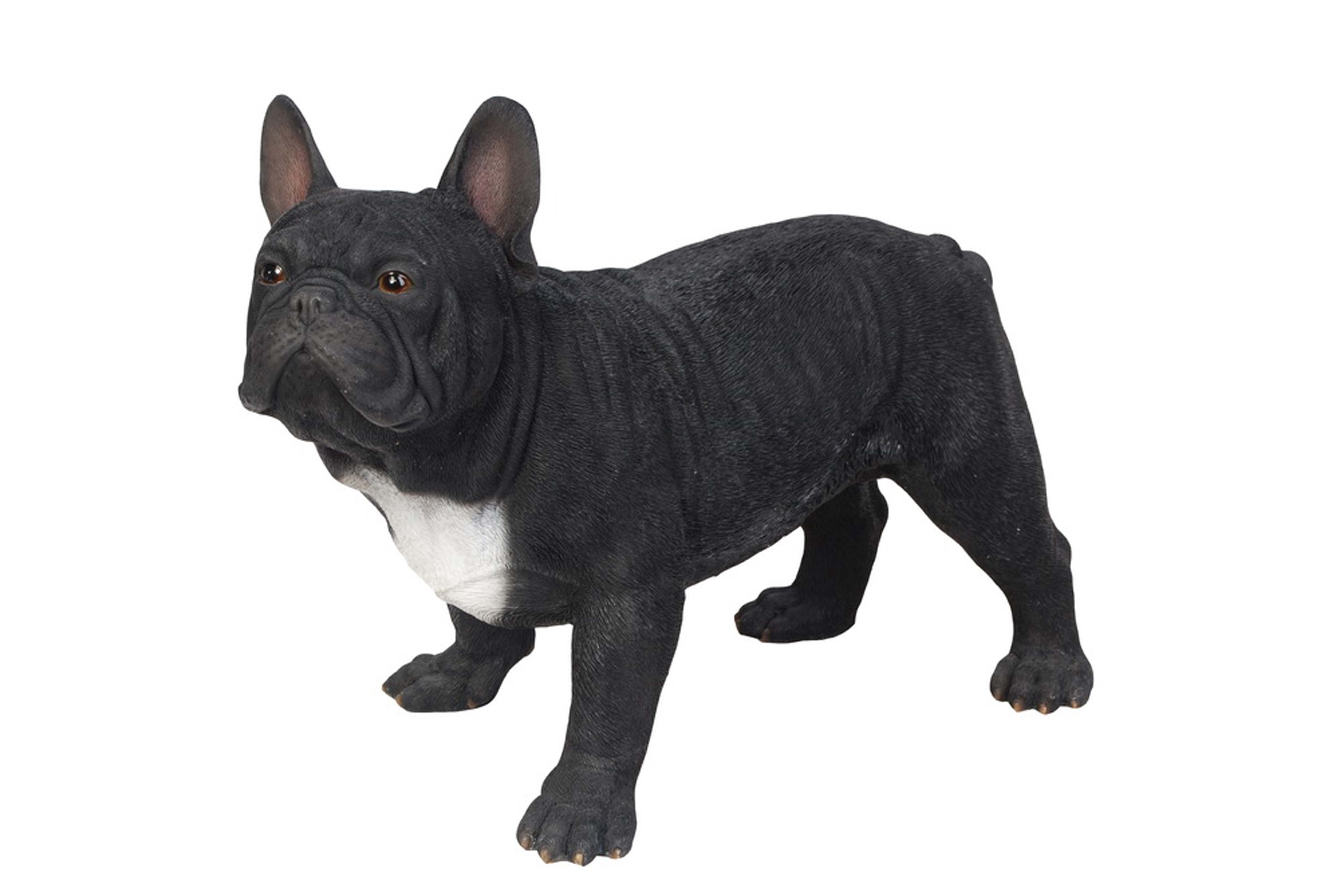 Black French Bulldog Statue