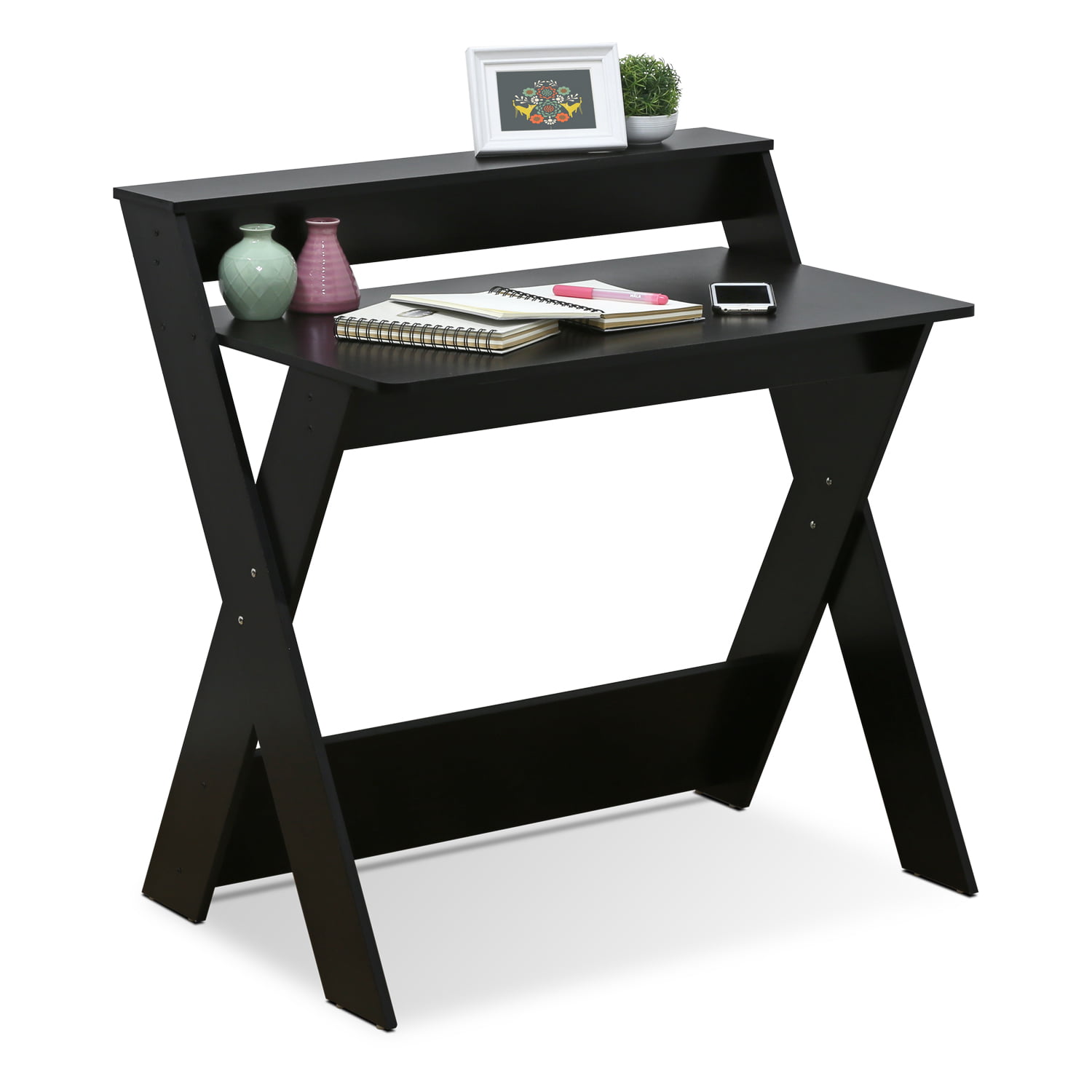 Furinno Modern Simplistic Criss Crossed Home Office Study Desk