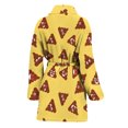 thumbnail image 2 of Poop Emoji Pattern Women Bathrobe One Size Univeral Fits Fashion Lightweight Plush Fleece Long Robe For Women, 2 of 3