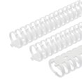 thumbnail image 1 of Unique Bargains 3pcs 20' Cable Raceway 30mm Dia Cord Cover Hider Cable Management with Buckle & Scale, White, 1 of 5