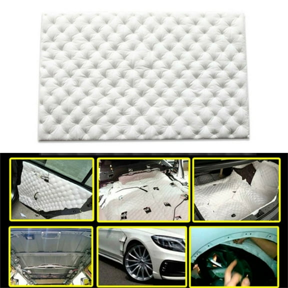 Car Soundproof Insulation Mat for Heat and Noise Control, 80x50cm