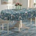 thumbnail image 2 of Geometrical Oval Tablecloth Farmhouse 54"x72" Waterproof Table Cloth Washable Fabric Table Cover for Indoor/Outdoor Home Kitchen Dinner Decor, 2 of 6