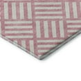 thumbnail image 4 of Addison Rugs Mayfield Washable Transitional Squares Pink Rectangle Rug, 1'8" x 2'6", 4 of 5