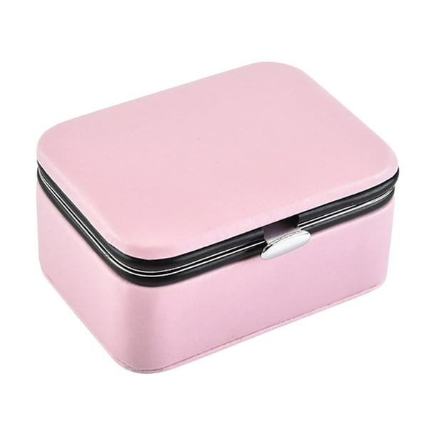 Caja de almacenamiento Fiudx para exhibición de joyas y pendientes organizador bandeja de franela regalo