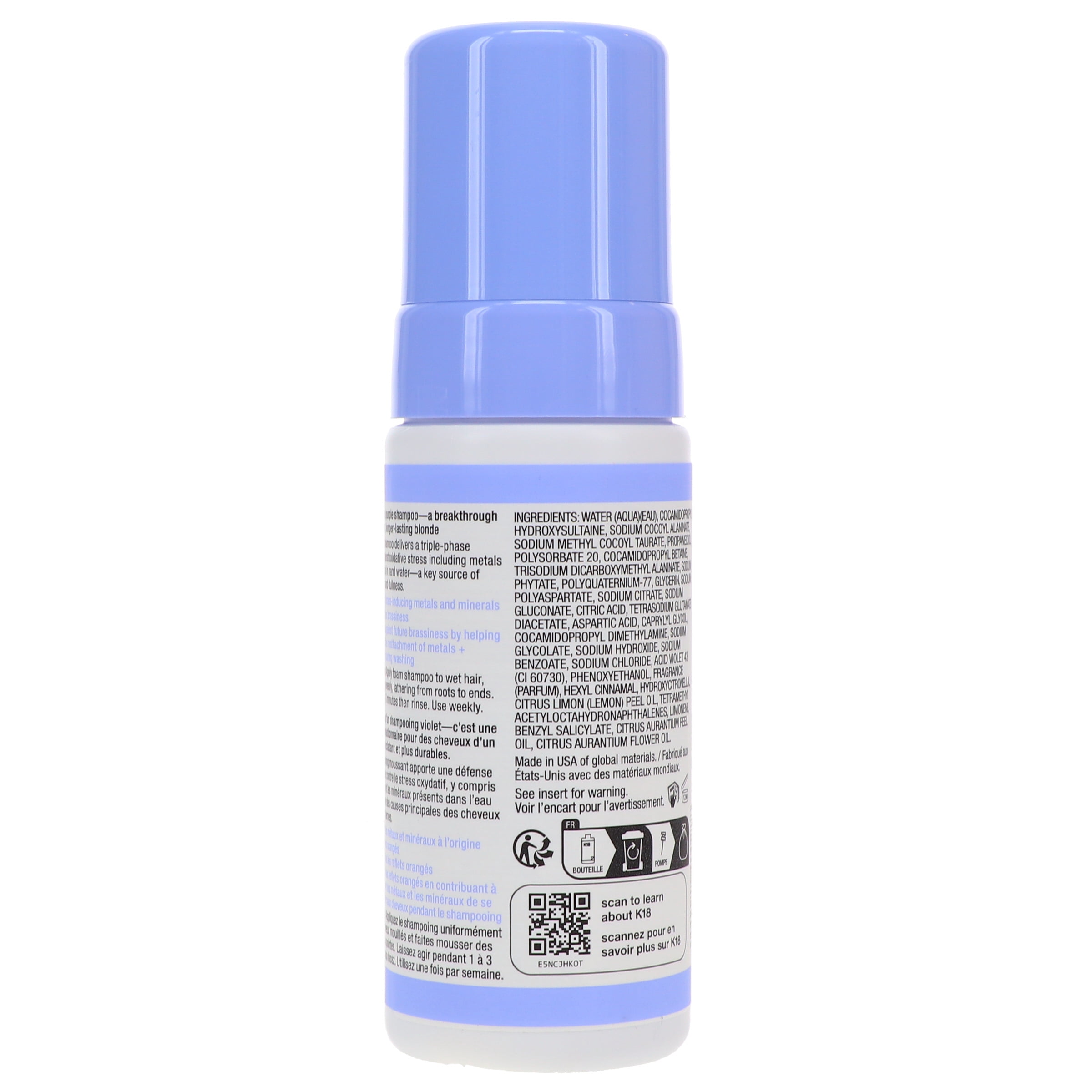 K18 TripleBright Oxidation Defense Purple Shampoo 4.2 oz
