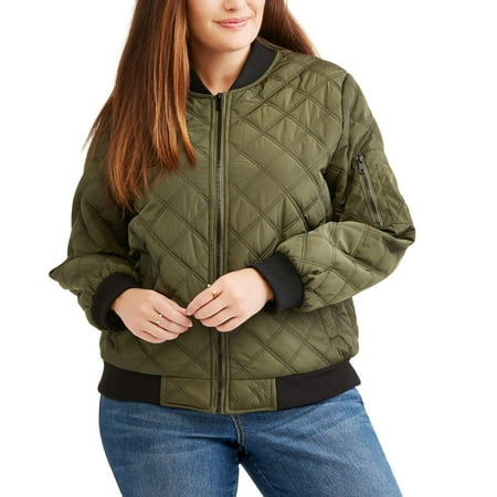 quilted jacket bomber plus walmart harve benard