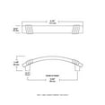 thumbnail image 2 of Liberty Hardware P84300-RAL-C 3.75 in. Tirage au Genou Rouge, 2 of 4