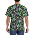 thumbnail image 2 of Rocae Watercolor Cactuses for Men's Moisture-Wicking Crew Tee - T-Shirt for Sports, Outdoor Activities, and Casual WearXX-Large, 2 of 9