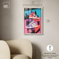 thumbnail image 5 of City Pop Sneakers Shadowbox Print Sneaker Wall Decor by Art Remedy, Blonde Frame, 16 x 24, 5 of 7