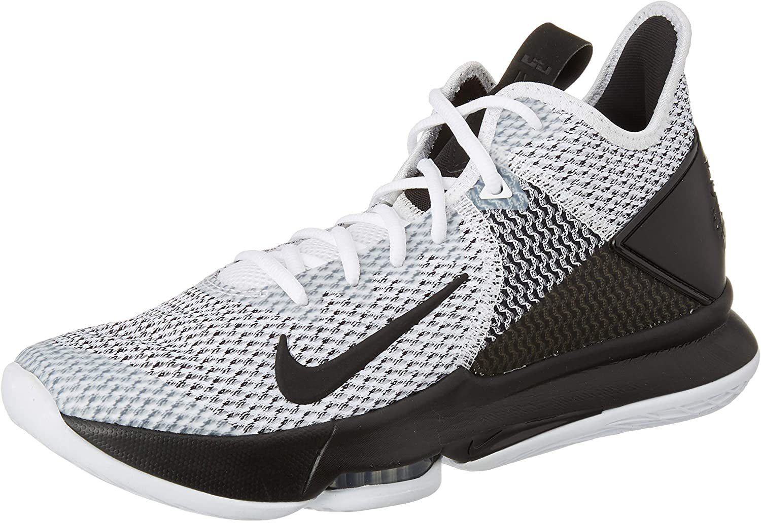 NEW Men's Nike LeBron Witness IV Basketball Shoes White / Black 7.5 M - Walmart.com