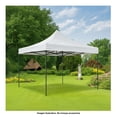 thumbnail image 2 of Toldo Plegable Impermeable GAMMA WOOD Tipo Carpa Padua Blanco 3x3, 2 of 6