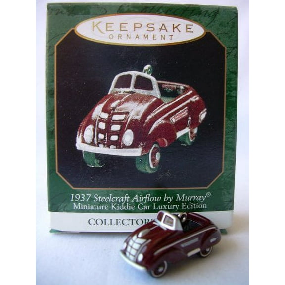 Hallmark Keepsake Ornament 1937 STEELCRAFT AIRFLOW - Miniature - Dated 1999 (QXM4477)