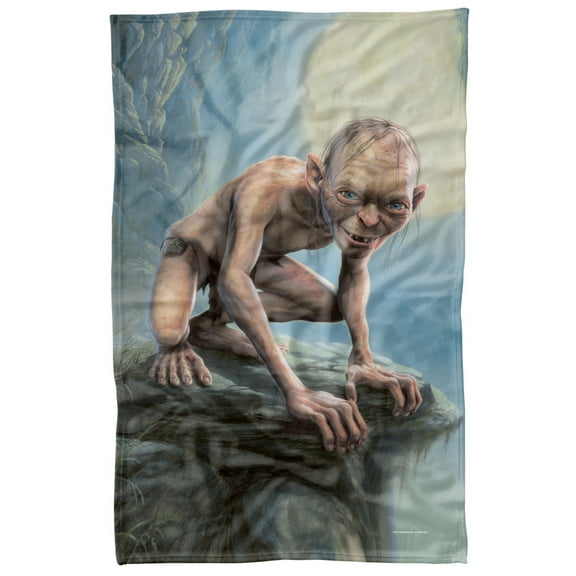 The Lord of The Rings Blanket, 36'x58' Gollum Painting Fleece Blanket