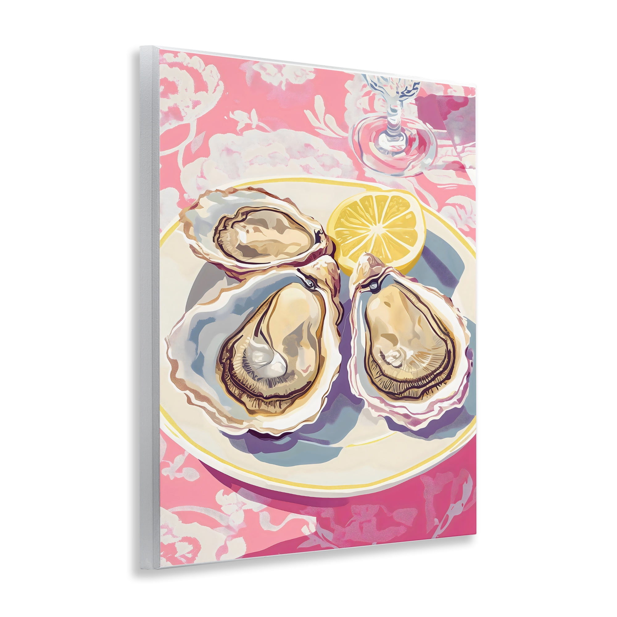 Stupell Industries Plated Oysters & Lemons Wall Plaque Art, design by The Prints Vibe