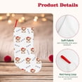 thumbnail image 4 of Lsque Corgi With Santa Claus Hat Pattern 18 Inch Christmas Stockings, Festive Holiday Stocking for Christmas Decorations Holiday Decor, 4 of 8