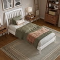 thumbnail image 4 of AFI Orleans Lit Plateforme Bas en Bois Massif Simple TG Style Traîneau Blanc, 4 of 13