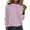 35#Purple, variant on Crew Neck Long Sleeve Soft Pullover Sweater Women's Sweater Pink M