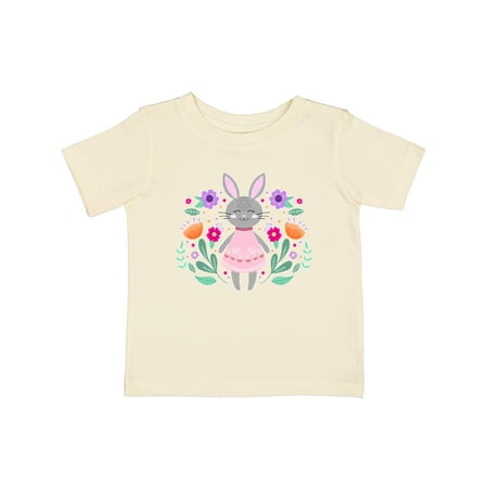 

Inktastic Easter Scandinavian Bunny with Flowers Gift Baby Boy or Baby Girl T-Shirt