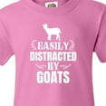 thumbnail image 4 of Inktastic Easily Distracted by Goats Youth T-Shirt, 4 of 5