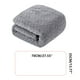 thumbnail image 3 of Paño De Lavar Juego de 4 toallas de baño de terciopelo con estampado de rayas,absorbentes y de secado rápido,ideales para el hogar,la playa y los viajes (gris oscuro,35 x 70 cm). Rkxzt, 3 of 9