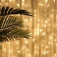thumbnail image 2 of suddus 200led USB Curtain Lights with Remote, Window Curtain String Lights Warm White,led Curtain Lights for Bedroom Wall Waterproof, Christmas, Gardens, Bedrooms, Party Use, 2 of 3