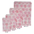 thumbnail image 4 of 200 Qty 4" x 6" Decorative Flat Paper Gift Bags - Pink Flower Pattern on White Bags - for Sales/Treats/Parties Cookies/Gifts - N'icePackaging, 4 of 7