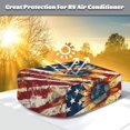 thumbnail image 2 of Housse de Climatiseur RV Compatible avec Remorque de Voyage Extérieure Housses de Climatisation pour Toit Protection pour Voyage Extérieur Facile à Installer, Drapeau Américain Tournesol, 2 of 7