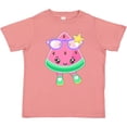 thumbnail image 3 of Inktastic Cute Watermelon with Sunglasses Boys or Girls Toddler T-Shirt, 3 of 5