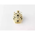thumbnail image 5 of Lakshya Jewel LLC 14K Yellow Gold Plated 3Ct Round Cut CZ Panther Pendant, 5 of 5