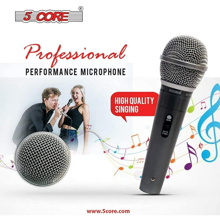 Professional Microphone Audio Dynamic Cardioid Karaoke Singing Wired Mic  Music Recording Karaoke Microphone 5 Core 673P 