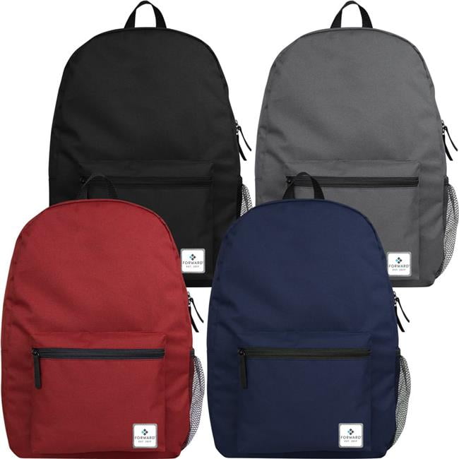backpack with mesh pocket