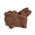 thumbnail image 1 of Novedad Envoltura para el cuello Espesado Animal de dibujos animados Invierno Cálido a prueba Acrílico Bufanda para mujeres Hombres Marrón Macarena bufanda de invierno, 1 of 8