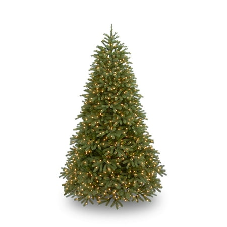 7.5ft National Christmas Tree Company Full Jersey Frasier Fir Medium Artificial Christmas Tree 1000ct Clear