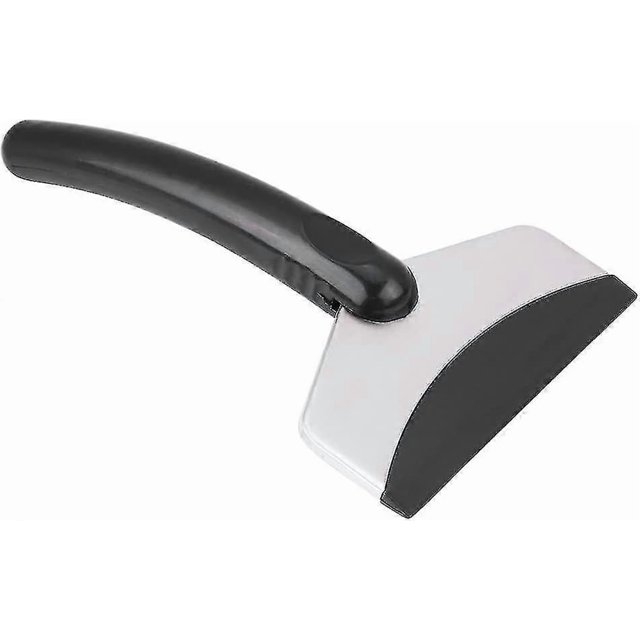 Car Windshield Snow Shovel Stainless Steel Car Windshield Ice Scraper Snow Shovel Windshield De-icing Tools (black) (1pcs)